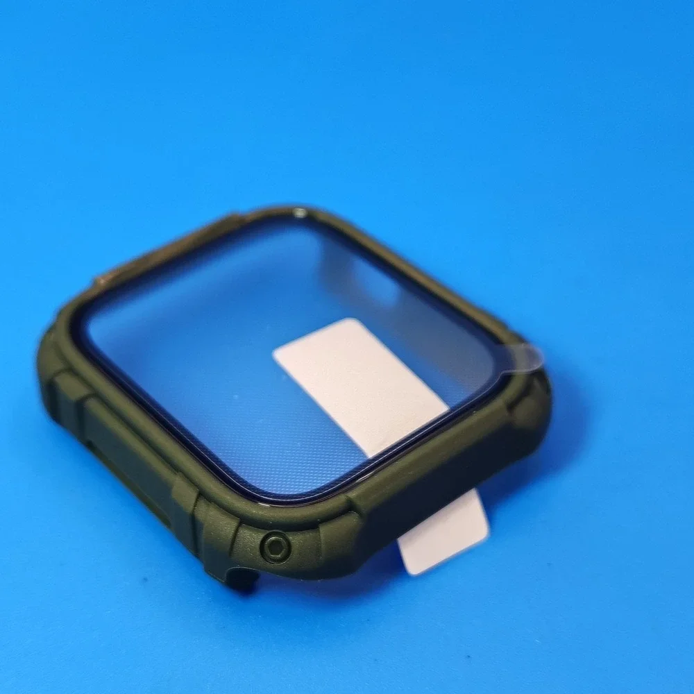 Apple Watch‎ Protective Case Set Of 2 Green/Black High Impact Material 44m/45mm